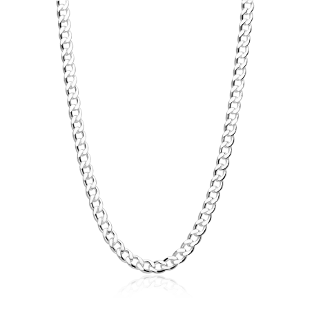 Cadena Plata primera ley 60cm "Wolf"