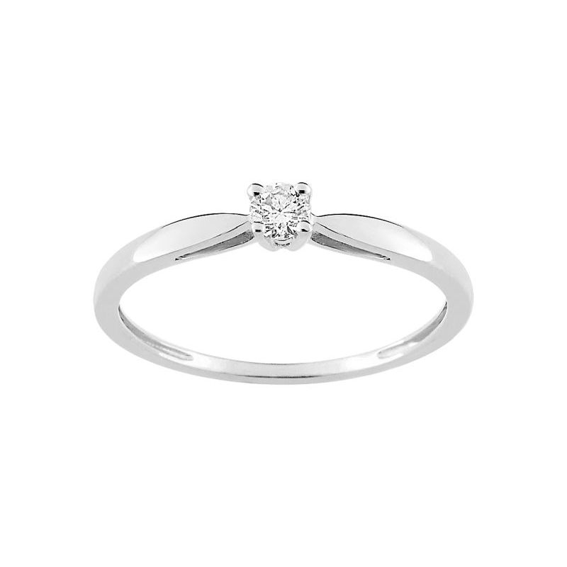 Solitario oro 9k diamante GH P2 modelo K042_11