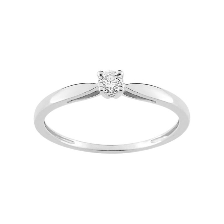 Solitario oro 9k diamante GH P2 modelo K042_11
