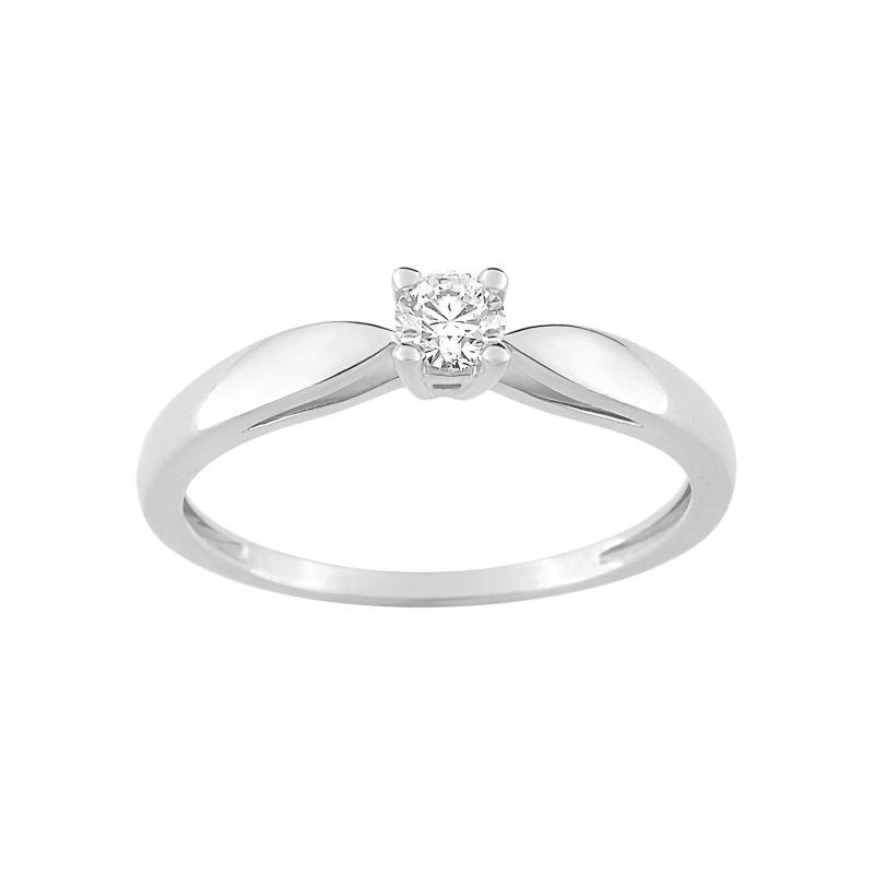 Solitario oro 9k diamante GH P2 modelo K042_13