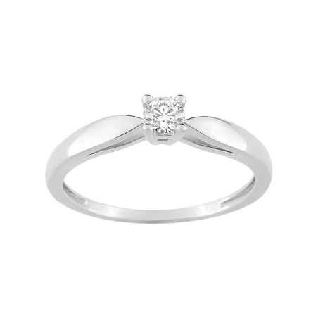 Solitario oro 9k diamante GH P2 modelo K042_13