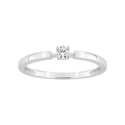Solitario oro 9k diamante GH P2 modelo K042_16
