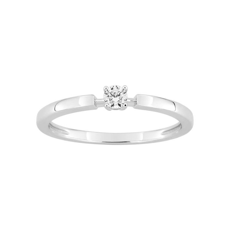 Solitario oro 9k diamante GH P2 modelo K042_16