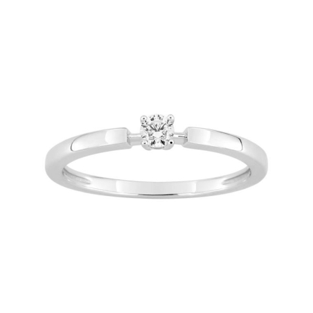 Solitario oro 9k diamante GH P2 modelo K042_16