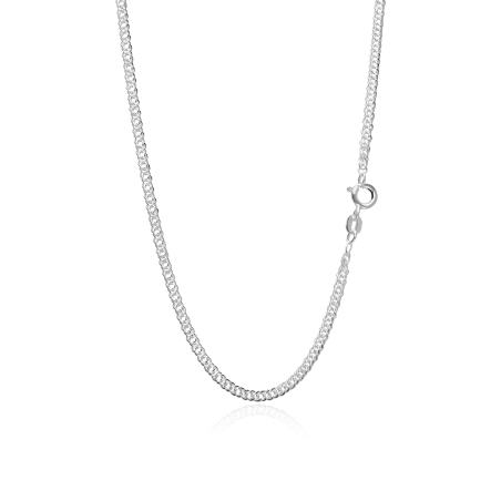 Cadena Plata de primera ley 50cm "Bali"