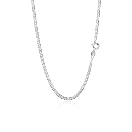 Cadena Plata de primera ley 45cm "Bali"