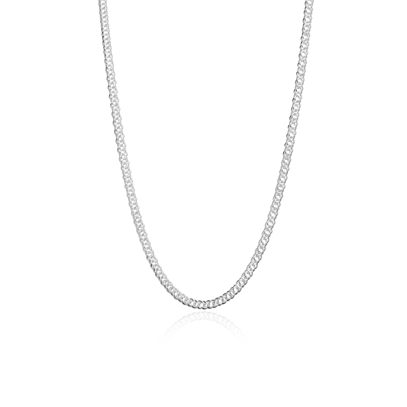 Cadena Plata de primera ley 45cm "Bali"