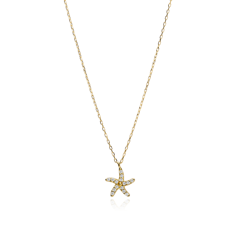 Gargantilla Oro 18k y Circonitas "Ariela"