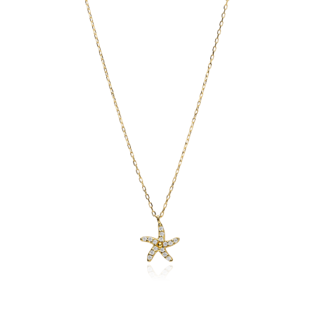 Gargantilla Oro 18k y Circonitas "Ariela"