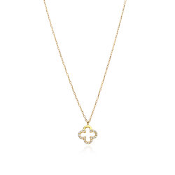 Gargantilla Oro 18k y circonitas "Klee"