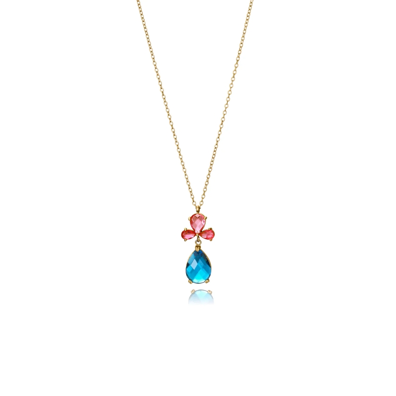 Collar Viceroy Dorado Con Cristales 14322C01012