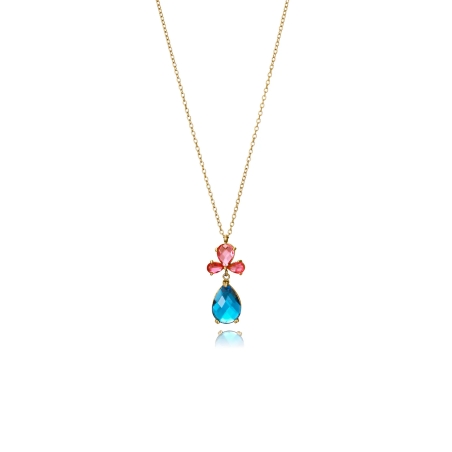 Collar Viceroy Dorado Con Cristales 14322C01012