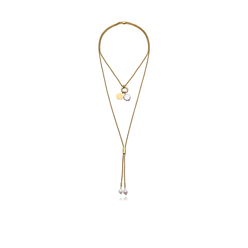 Collar Viceroy Dorado Con Perla De Laura Escanes 14344C01012