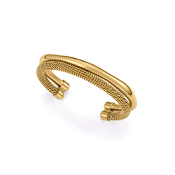 Pulsera Viceroy Abierta Doble Acero Dorado 14345P01012