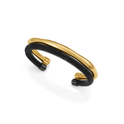 Pulsera Viceroy Abierta Doble Acero Bicolor 14347P01010
