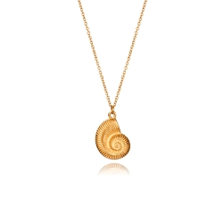 Collar Viceroy Acero Dorado Caracola 75401C01012