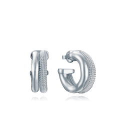 Pendientes Viceroy Acero Aro Abierto Doble 14346E01000