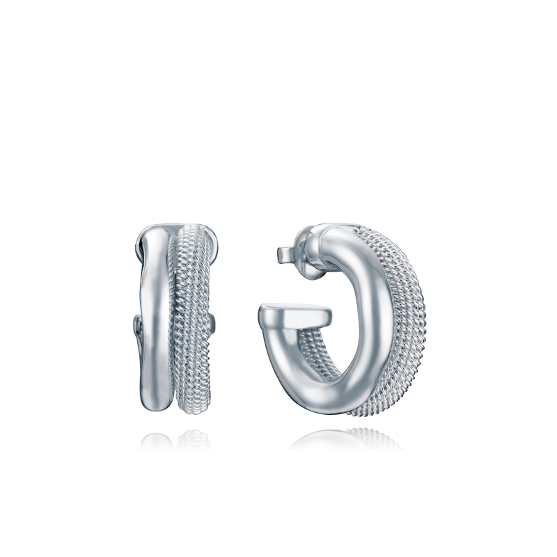 Pendientes Viceroy Acero Aro Abierto Doble 14346E01000