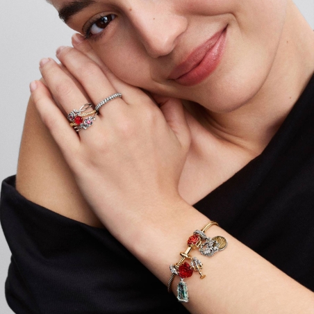 Charm Pandora Rosa La Bella y la Bestia 764018C01 Charm Pandora Rosa La Bella y la Bestia 764018C01