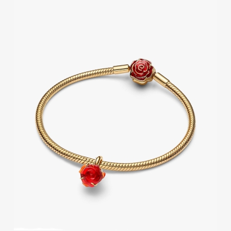 Charm Pandora Rosa La Bella y la Bestia 764018C01 Charm Pandora Rosa La Bella y la Bestia 764018C01