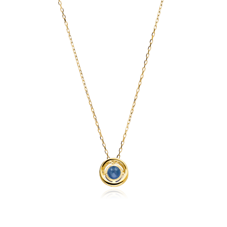 GARGANTILLA "COLOR LIFE" ORO 18K ZAFIRO Y CIRCONITAS
