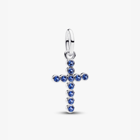Charm Pandora Cruz Brillante Azul 794063C01 Charm Pandora Cruz Brillante Azul 794063C01