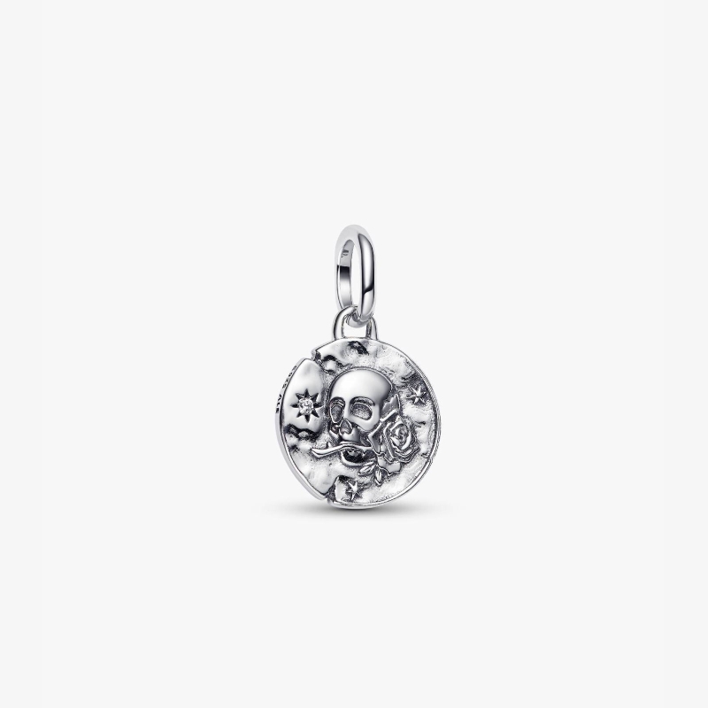 Charm Pandora Medallón Calavera 794089C01 Charm Pandora Medallón Calavera 794089C01