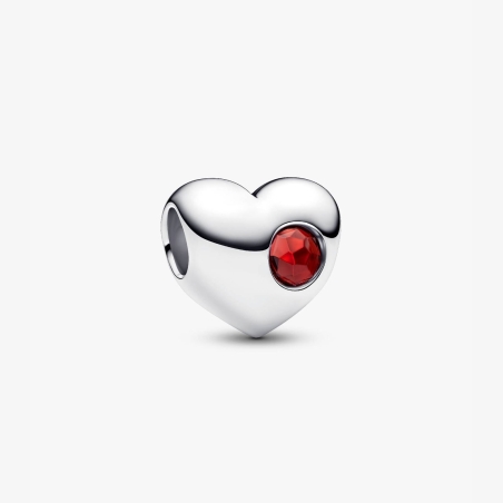 Charm Pandora Corazón Grabable Rojo 794161C01 Charm Pandora Corazón Grabable Rojo 794161C01