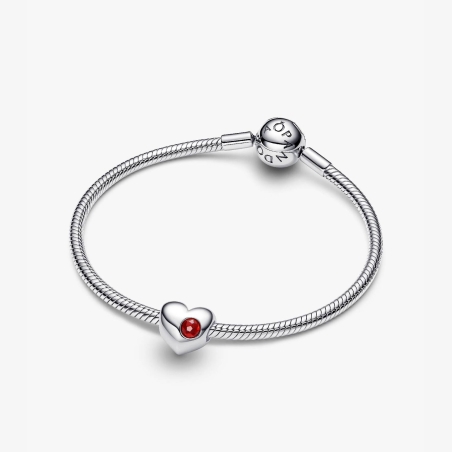 Charm Pandora Corazón Grabable Rojo 794161C01 Charm Pandora Corazón Grabable Rojo 794161C01