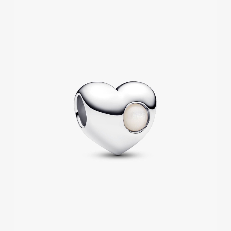 Charm Pandora Corazón Grabable Blanco 794161C06 Charm Pandora Corazón Grabable Blanco 794161C06