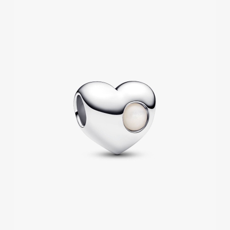 Charm Pandora Corazón Grabable Blanco 794161C06 Charm Pandora Corazón Grabable Blanco 794161C06