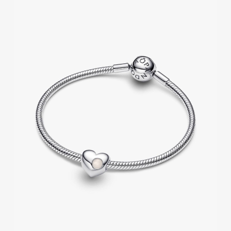 Charm Pandora Corazón Grabable Blanco 794161C06 Charm Pandora Corazón Grabable Blanco 794161C06