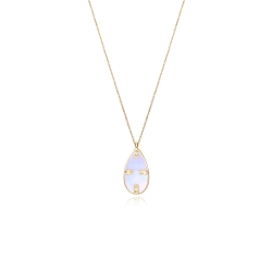 Collar Viceroy Chic Dorado Con Perla Y Circonitas 14096C01012