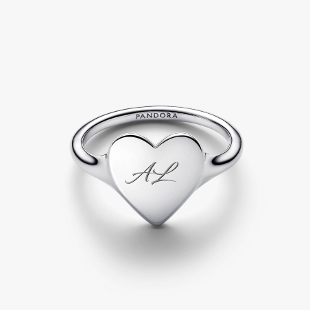 Anillo Pandora Corazón Grabable 193988C00
