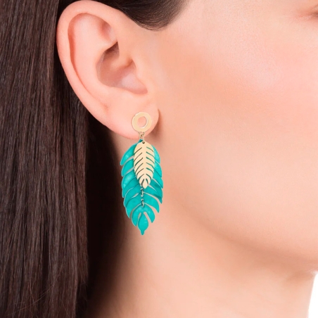 Pendientes Viceroy Chic Hoja Doble 15115E01016