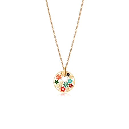 Collar Viceroy Kiss Flores Esmalte 75290C09019