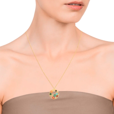 Collar Viceroy Kiss Flores Esmalte 75290C09019