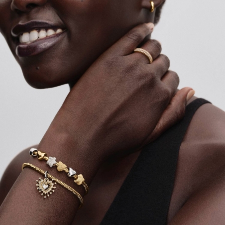 Charm Pandora Doble Colgante Corazón Circonitas 764141C01