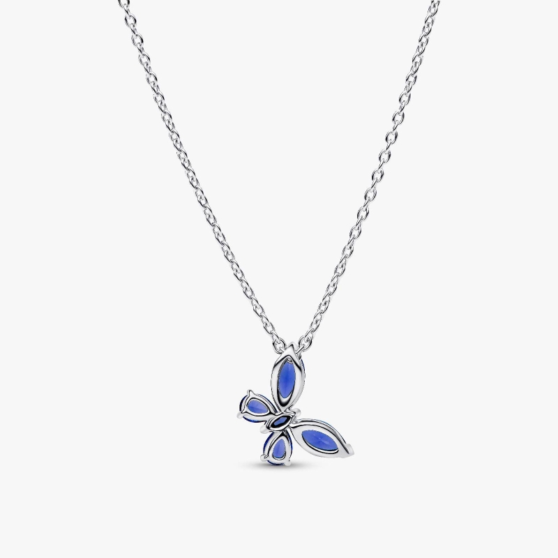 Collar Pandora mariposa azul 394232C01-45 - Joyerías Sánchez