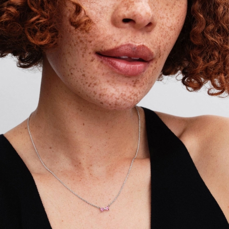 Collar Pandora Lazo rosa 394235C01-45