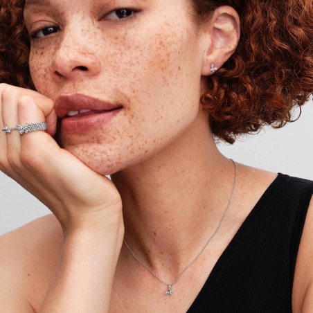 Collar Pandora mariposa y circonitas 394266C01-45