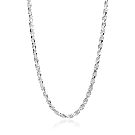 Cordón Salomónico Plata de ley 60 cm "Klus"