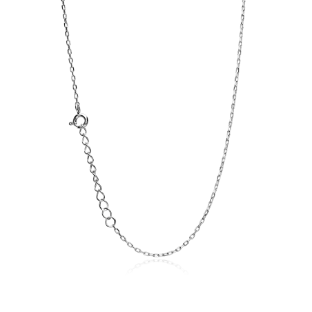 Gargantilla Plata ley y circonitas azul "Eyre"