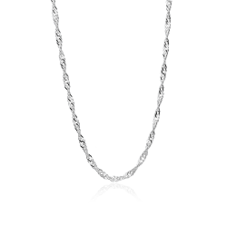 Cadena Plata de ley 50 cm "Singapur"