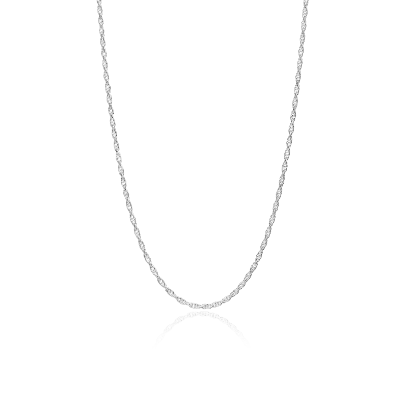 Cadena Plata de ley 45 cm "Delphine" Cadena Plata de ley 45 cm "Delphine"