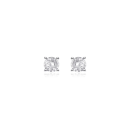 PENDIENTES "BERGANTINO" DIAMANTES 0.18 CTS