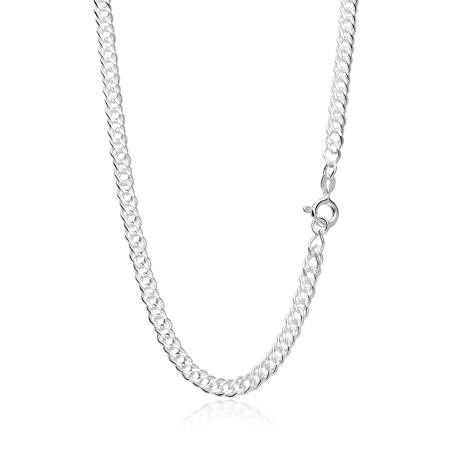 Cadena Plata primera ley 60cm "Romber"