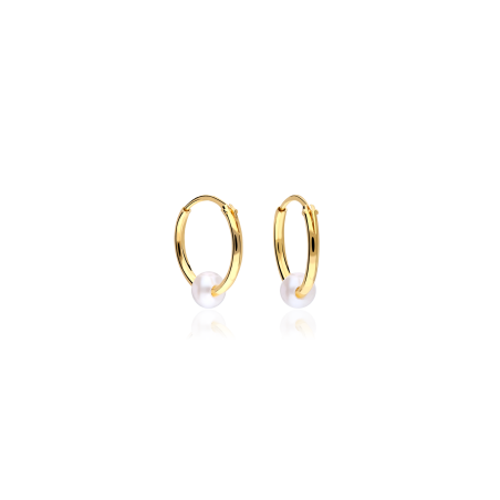 PENDIENTES ARO "BLEVIO" ORO 18K