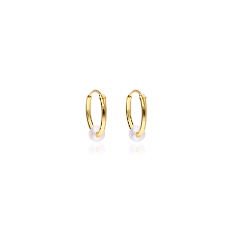 PENDIENTES ARO "BLEVIO" ORO 18K