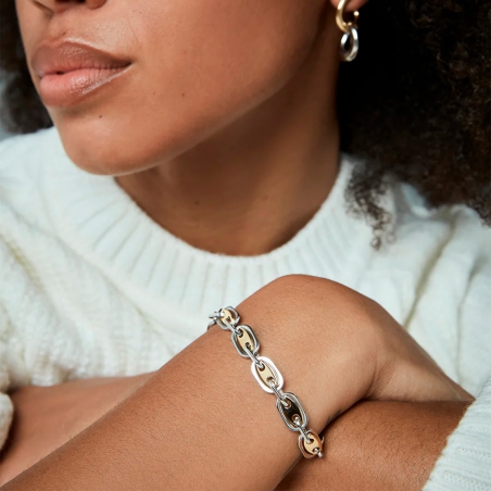 Pulsera Viceroy eslabones bicolor 75418P01012